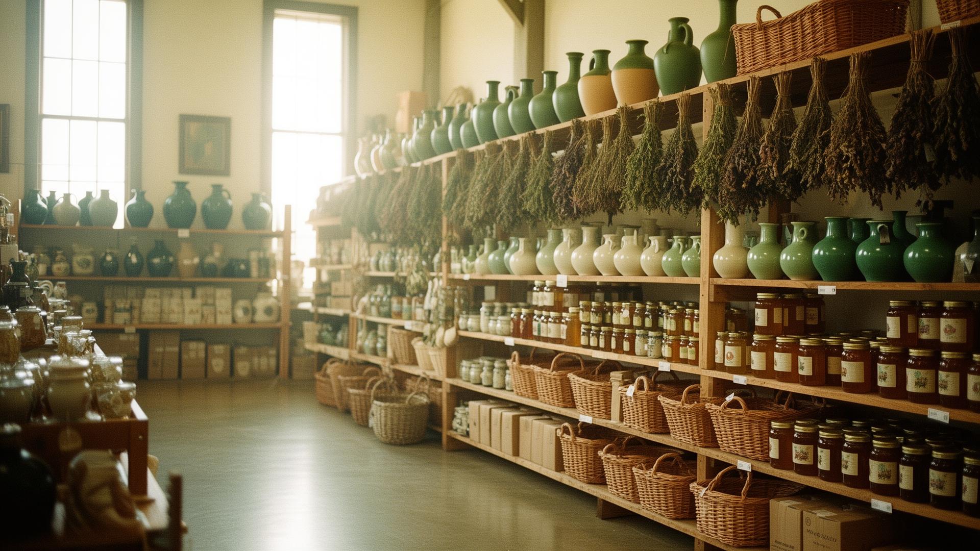 Inside the Walker & Vine warehouse on Arrowhead Trail